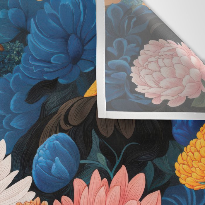 Flower Print Japanese Painting Floral Wall Art Botanical Poster Maximalist Dopamine Decor Wall Tapestry Gallery Image 3