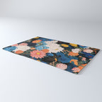 Flower Print Japanese Painting Floral Wall Art Botanical Poster Maximalist Dopamine Decor Rug Gallery Image 3