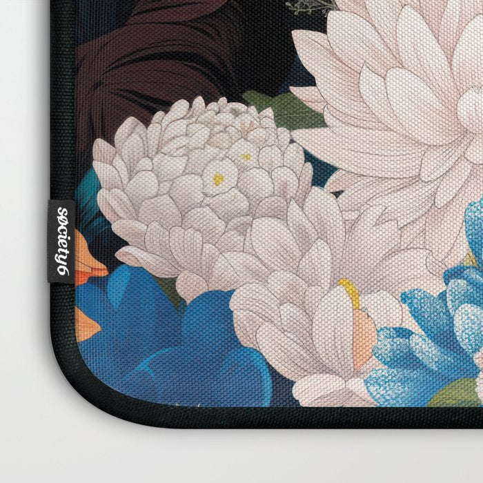 Flower Print Japanese Painting Floral Wall Art Botanical Poster Maximalist Dopamine Decor Laptop Sleeve Gallery Image 3