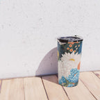 Flower Print Japanese Painting Floral Wall Art Botanical Poster Maximalist Dopamine Decor Travel Mug Gallery Image 4