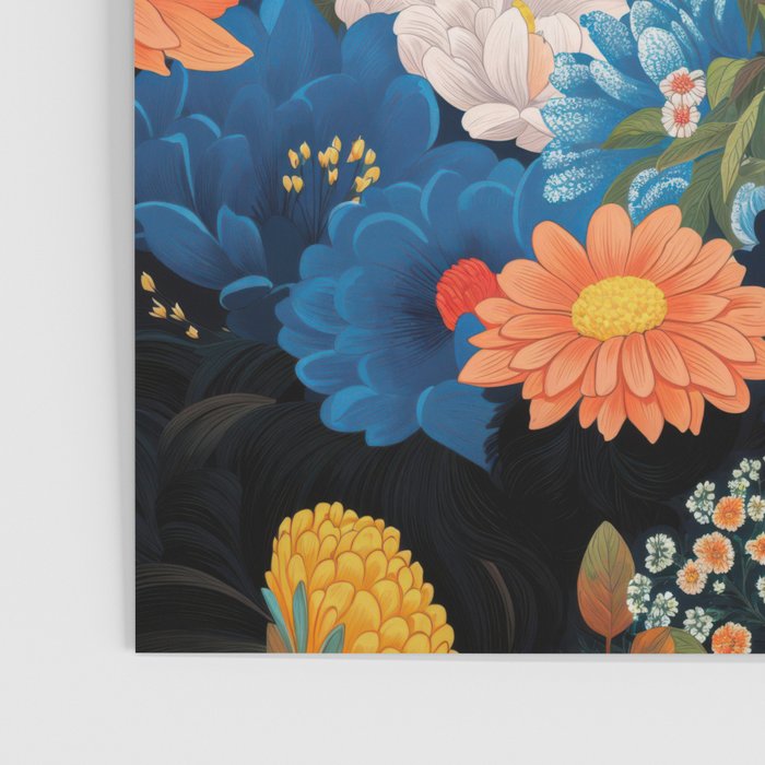 Flower Print Japanese Painting Floral Wall Art Botanical Poster Maximalist Dopamine Decor Poster Gallery Image 3