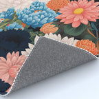 Flower Print Japanese Painting Floral Wall Art Botanical Poster Maximalist Dopamine Decor Rug Gallery Image 4