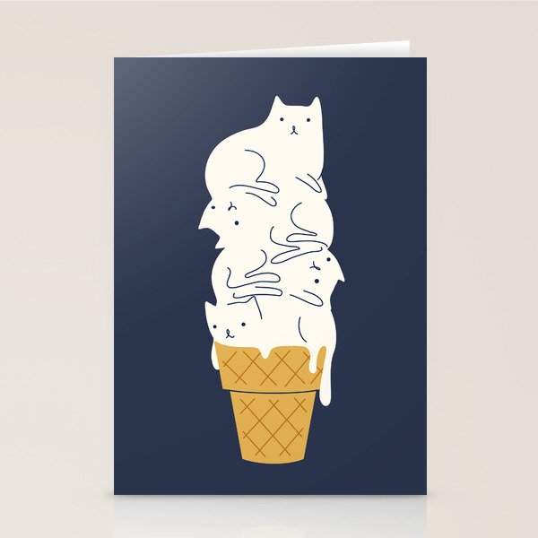 Meowlting Stationery Card Gallery Image 2