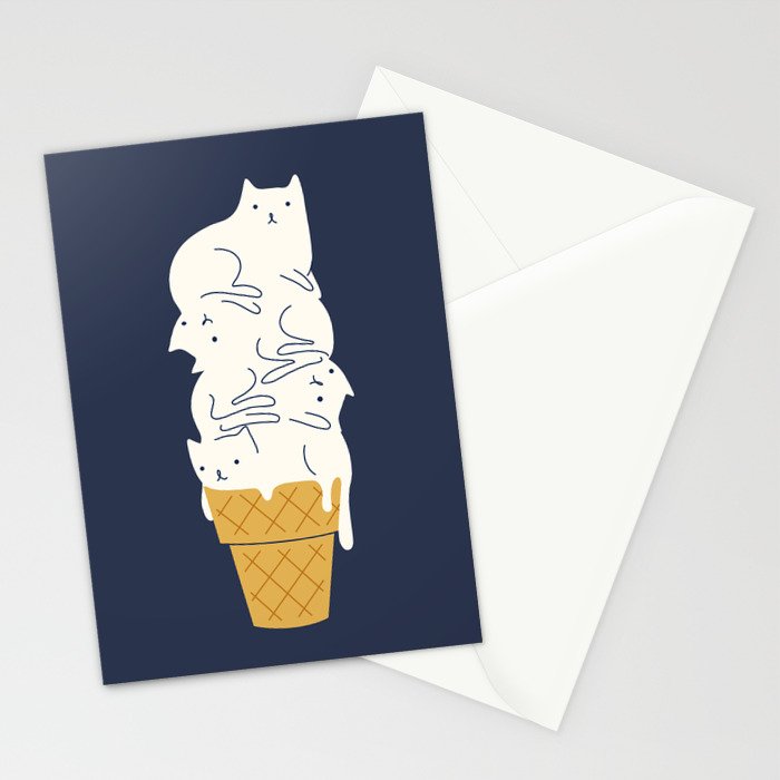 Meowlting Stationery Card Gallery Image 2