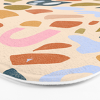 Abstract Paper Cuts Bath Mat Gallery Image 3