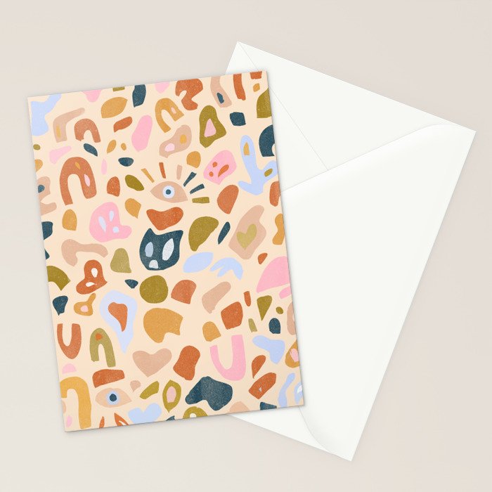 Abstract Paper Cuts Stationery Card Gallery Image 2