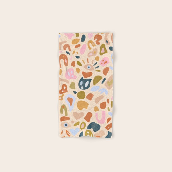 Abstract Paper Cuts Bath Towel Gallery Image 1
