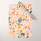 Abstract Paper Cuts Wrapping Paper Gallery Image 1