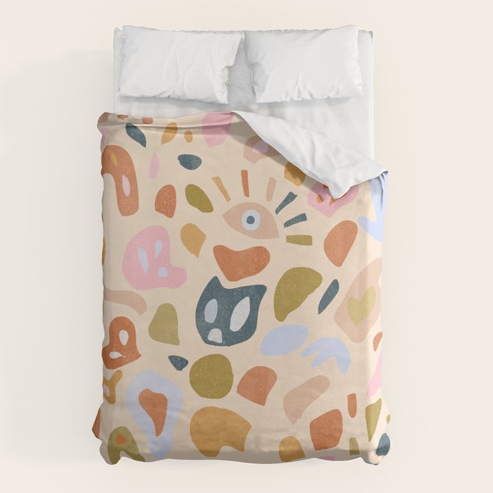 Abstract Paper Cuts Duvet Cover Gallery Image 1