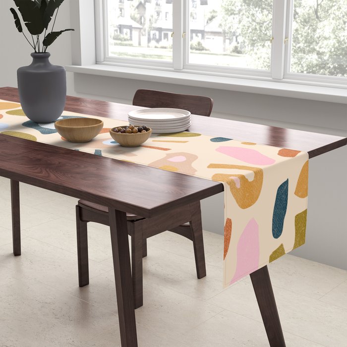 Abstract Paper Cuts Table Runner Gallery Image 2