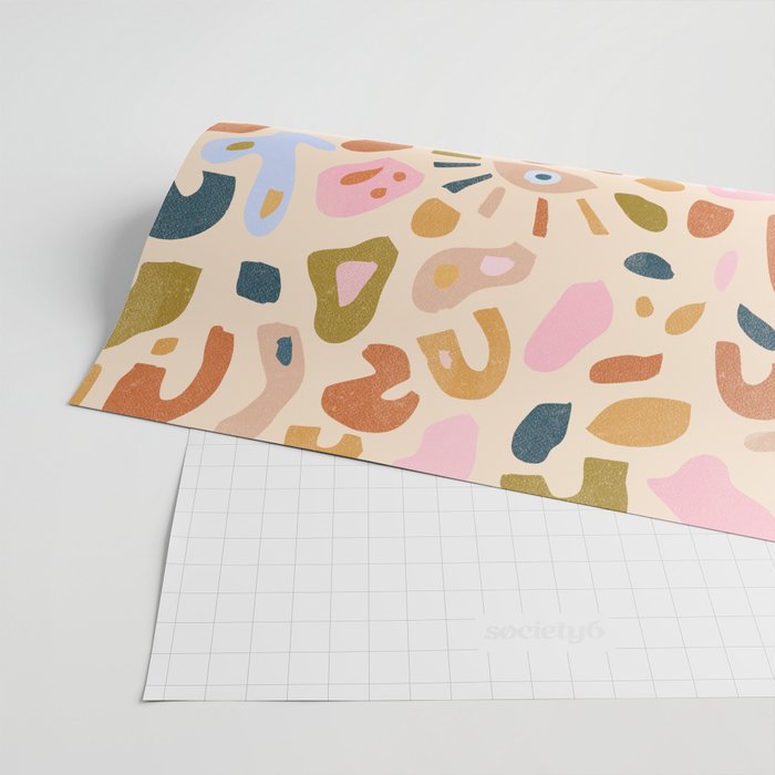 Abstract Paper Cuts Wrapping Paper Gallery Image 2