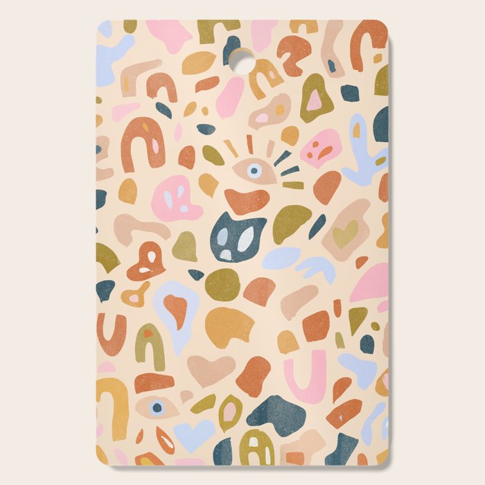 Abstract Paper Cuts Cutting Board Gallery Image 1