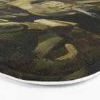 Vincent van Gogh - Skull of a Skeleton with Burning Cigarette Bath Mat Gallery Image 3