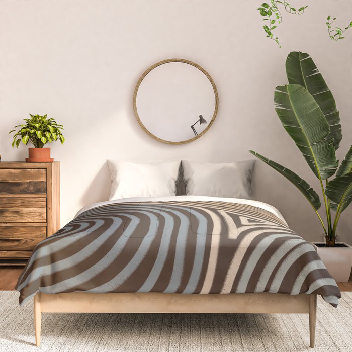 Tribal Pattern in Brown & Gray Comforter Gallery Image 3