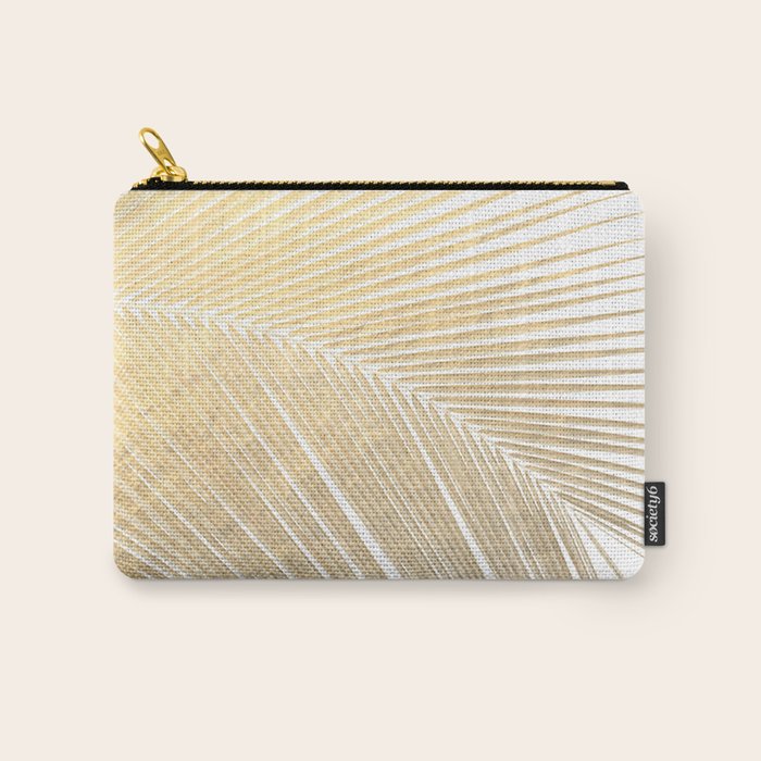 Palm leaf - gold Carry All Pouch Gallery Image 1