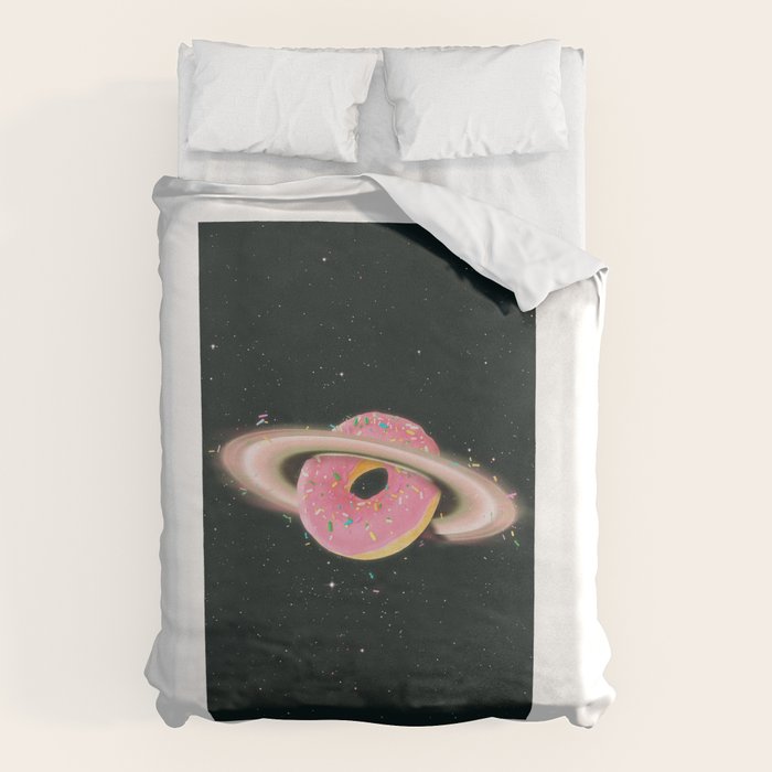 THE DONUT PLANET Duvet Cover Gallery Image 1