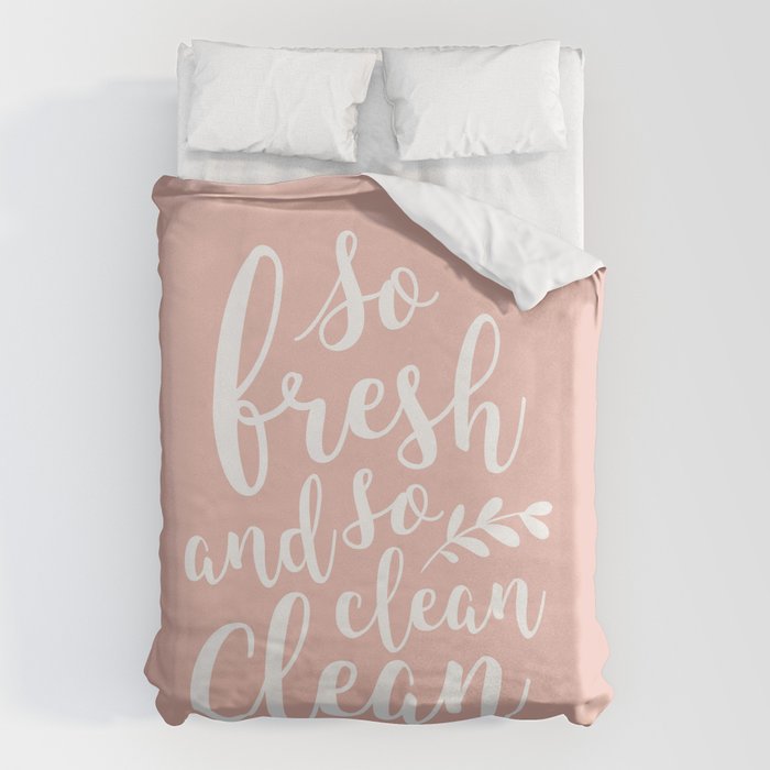 so fresh so clean clean (pink) Duvet Cover Gallery Image 6