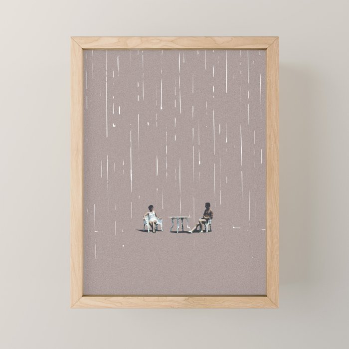 Glass half full kind of people Mini Art Print Gallery Image 1