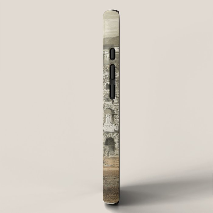 Vintage Illustration of The Roman Colosseum (1872) iPhone Case Gallery Image 2