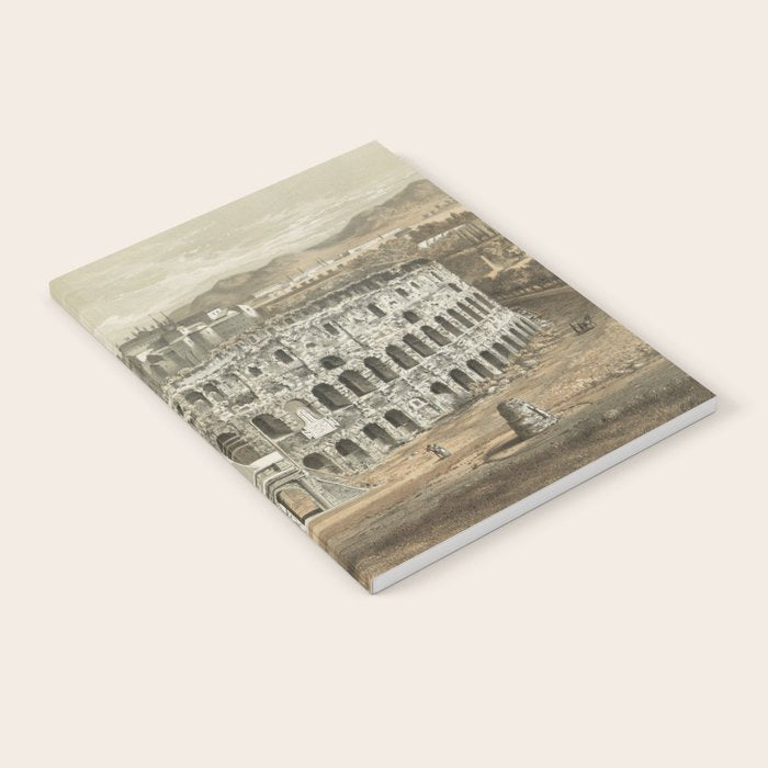 Vintage Illustration of The Roman Colosseum (1872) Notebook Gallery Image 2