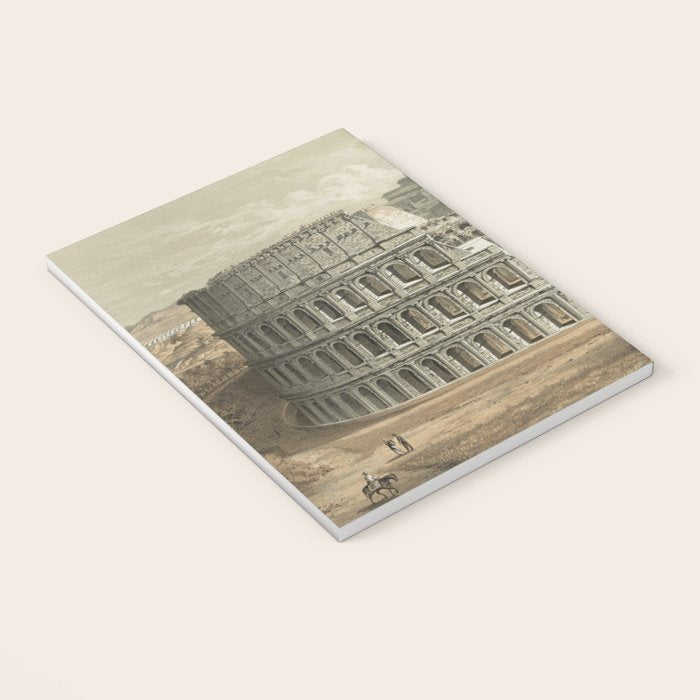 Vintage Illustration of The Roman Colosseum (1872) Notebook Gallery Image 3