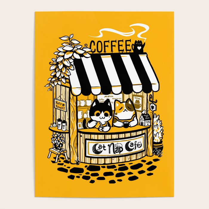 Cat Nap Cafe Poster Gallery Image 1