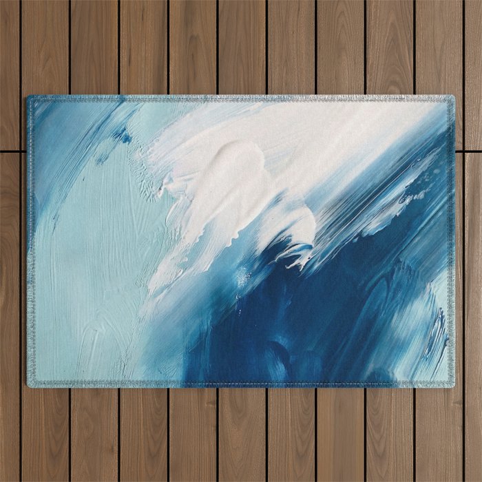 Abstract Oil Painting No.30 Outdoor Rug Gallery Image 1
