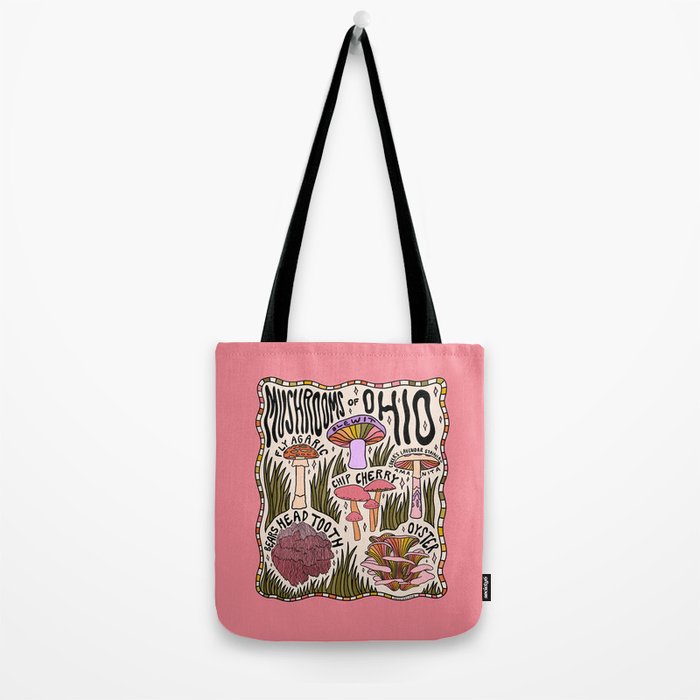 Mushrooms of Ohio Tote Bag Gallery Image 2