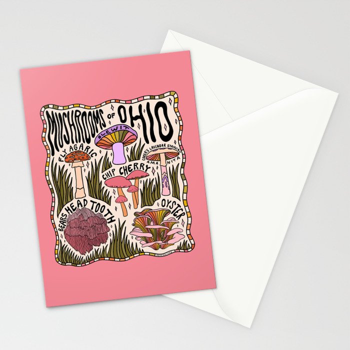 Mushrooms of Ohio Stationery Card Gallery Image 2
