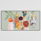 Still Life with Citrus and Flowers Desk Mat Gallery Image 3