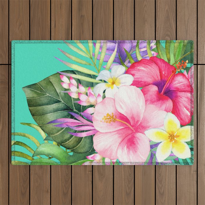 Tropical Vibe Outdoor Rug Gallery Image 1