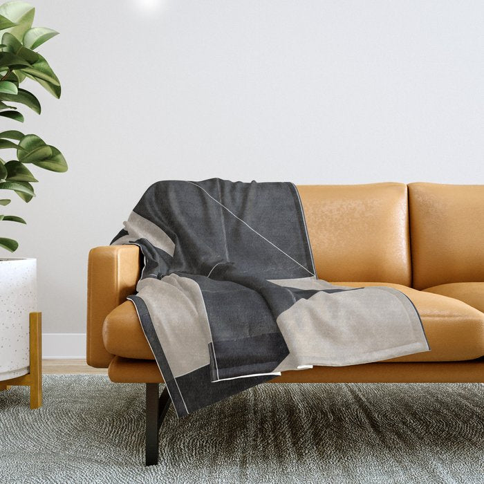 Minimal Geometric Shapes 214 Throw Blanket Gallery Image 1