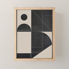 Minimal Geometric Shapes 214 Mini Art Print Gallery Image 1