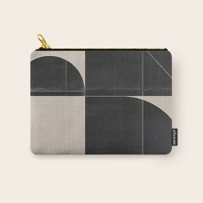Minimal Geometric Shapes 214 Carry All Pouch Gallery Image 1