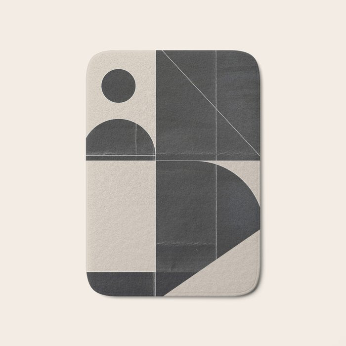Minimal Geometric Shapes 214 Bath Mat Gallery Image 1