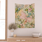 Romantic Marble End Paper Floral 1788 William Kilburn Wall Tapestry Gallery Image 2