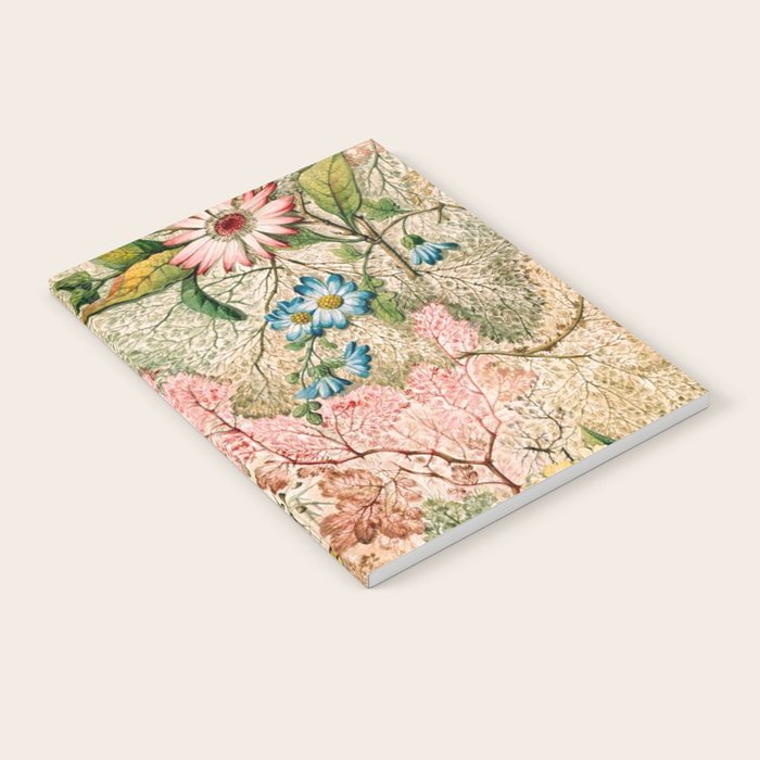 Romantic Marble End Paper Floral 1788 William Kilburn Notebook Gallery Image 2