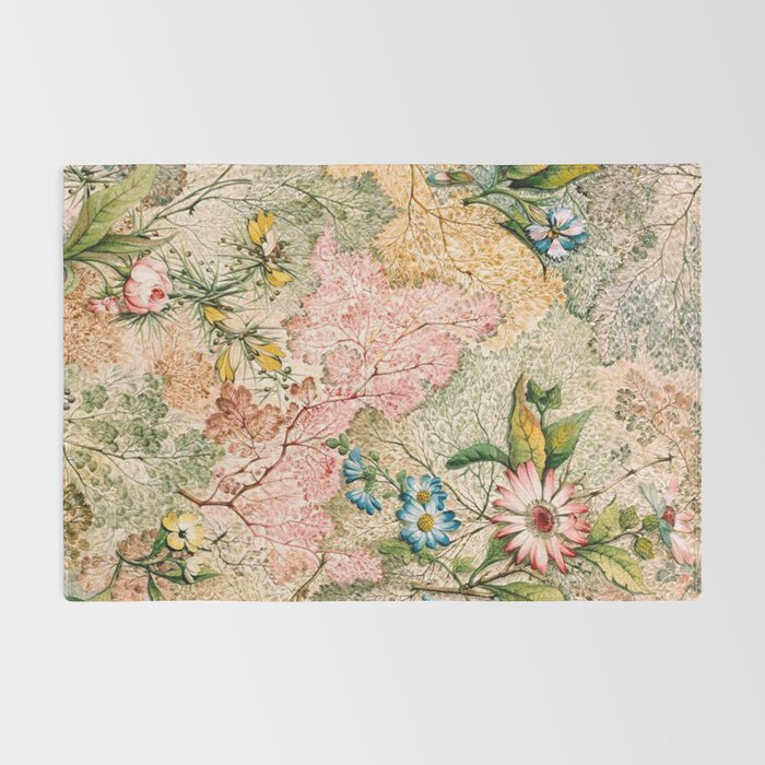 Romantic Marble End Paper Floral 1788 William Kilburn Rug Gallery Image 2