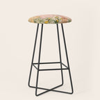 Romantic Marble End Paper Floral 1788 William Kilburn Stool Gallery Image 1
