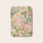 Romantic Marble End Paper Floral 1788 William Kilburn Bath Mat Gallery Image 1