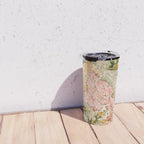 Romantic Marble End Paper Floral 1788 William Kilburn Travel Mug Gallery Image 4