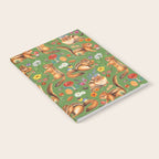 Chipmunks friends - green Notebook Gallery Image 2