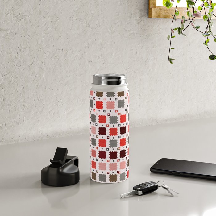 Christmas Quilt - pattern no3 Water Bottle Gallery Image 5
