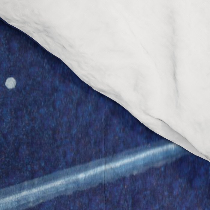 Falling star, shooting star, sailboat ocean waves blue sea Comforter Gallery Image 4