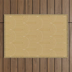 Art Deco Arch Pattern XLVI Outdoor Rug Gallery Image 1
