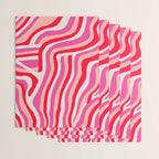 pink zebra stripes Wrapping Paper Gallery Image 3