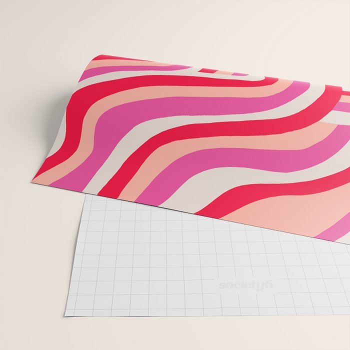 pink zebra stripes Wrapping Paper Gallery Image 2