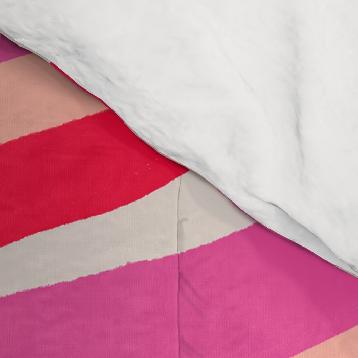 pink zebra stripes Comforter Gallery Image 4