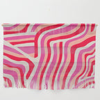 pink zebra stripes Wall Hanging Gallery Image 1