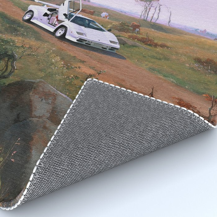 SUPERCAR LANDSCAPE Rug Gallery Image 4